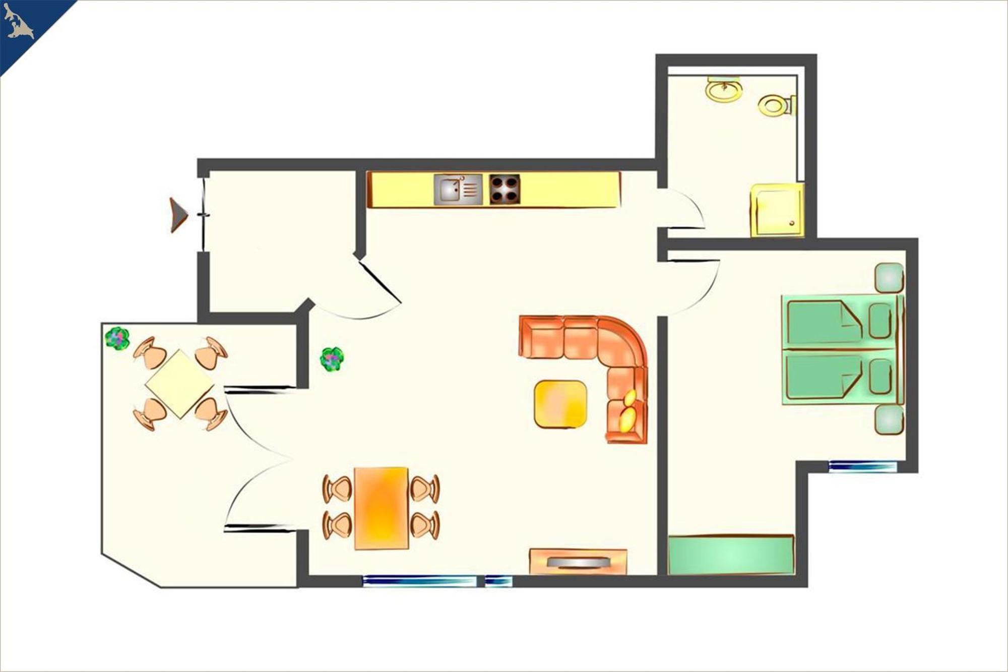 Haus Usedom Appartement Meeresbucht 코세로우 외부 사진