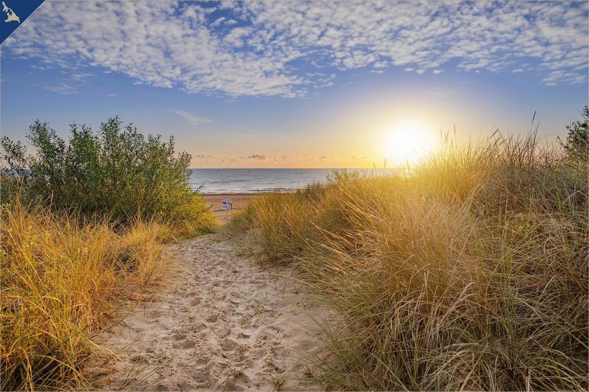 Haus Usedom Appartement Meeresbucht 코세로우 외부 사진