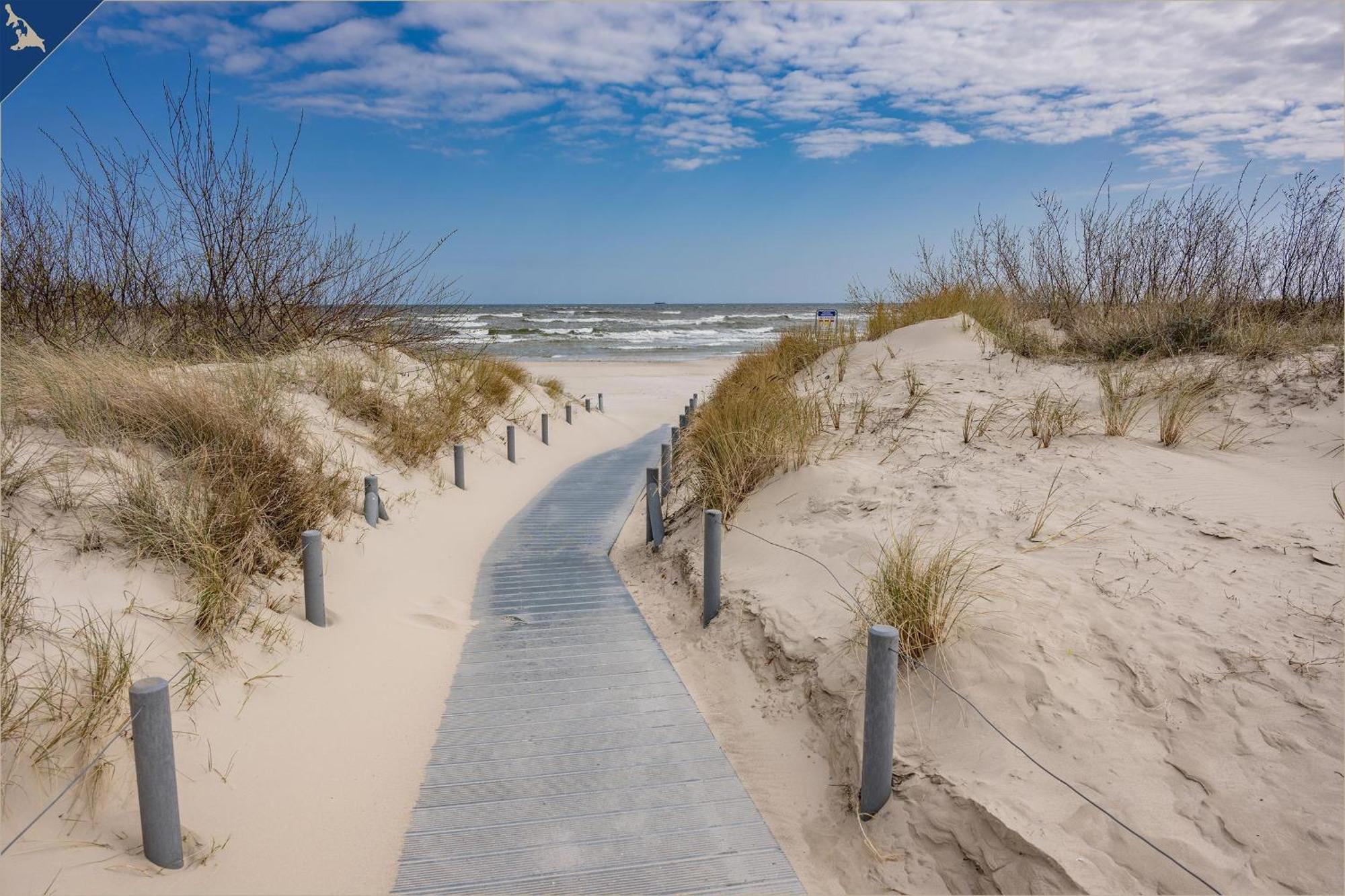 Haus Usedom Appartement Meeresbucht 코세로우 외부 사진
